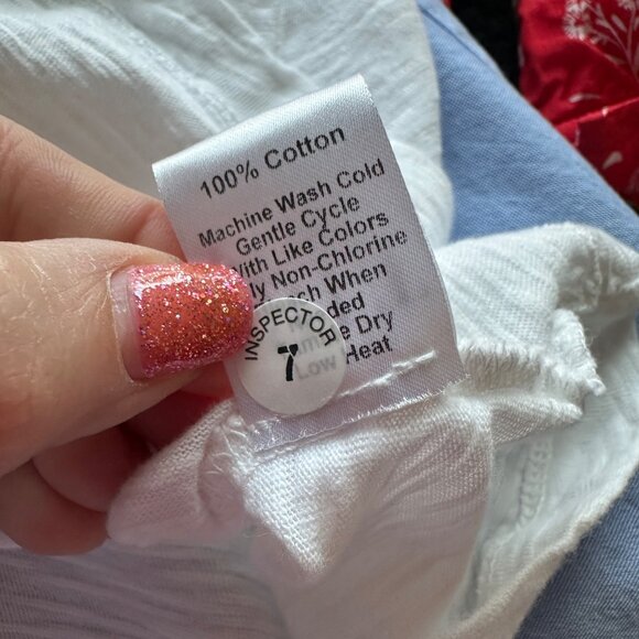 Wilt V Neck Short Sleeve Baby Fit Tee Womens Size M Slub Knit Classic Capsule - Picture 8 of 10